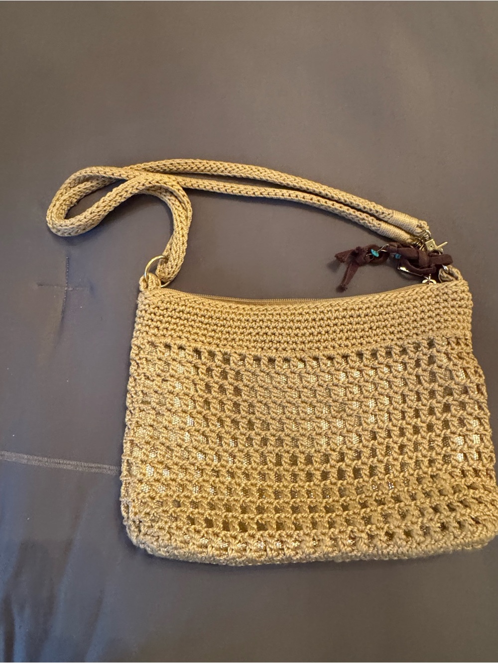 The Sak Woven Wristlet Clutch - Cream